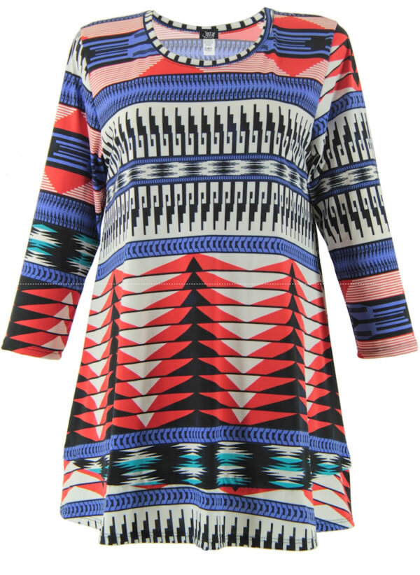 Blouse – Multi-Colored Design 1